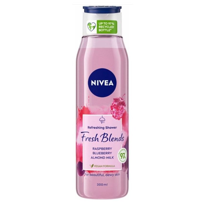 Nivea Shower Gel Fresh Blends 300ml Raspberry (NL/EN/SE/DK)