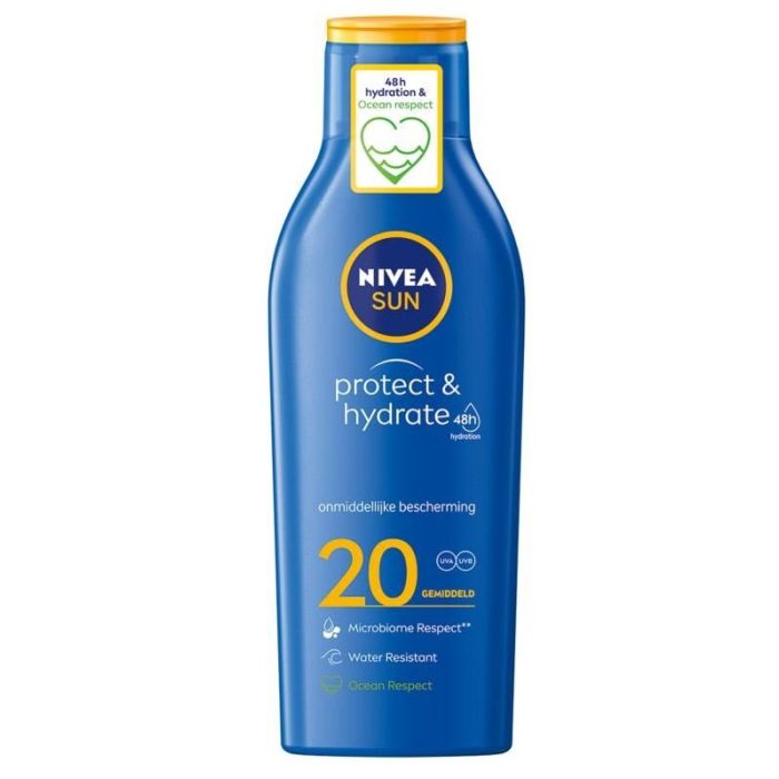 Nivea Sunscreen 200ml SPF20 Protect & Hydrate (NL/FR/DE)