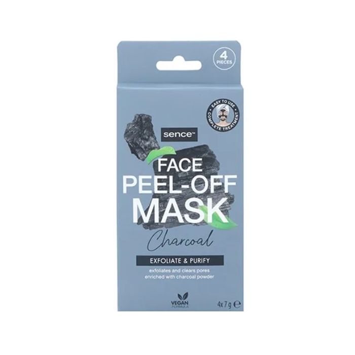Sence Facial Peel-Off Mask 4x7gr Charcoal (NL/EN/FR/DE)