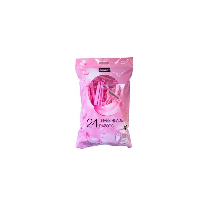 Sence Disposable Razors 24pcs Three Blades (NL/EN/FR/DE)
