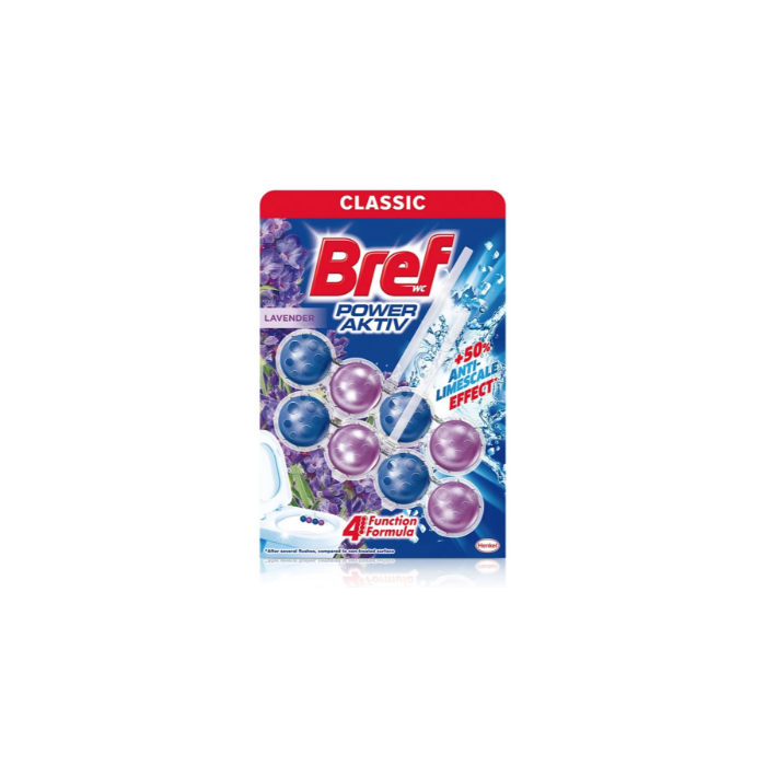 Bref Toilet Block 2x50gr Power Activ Lavender (AZ/TR)