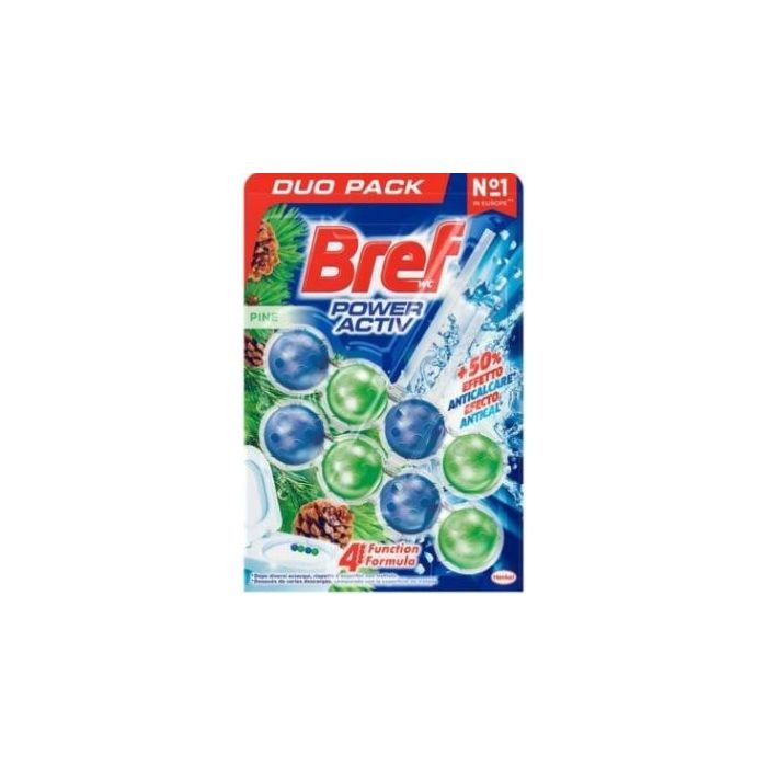 Bref Toilet Block 2x50gr Power Activ Pine (BG/EE/LT/LV)