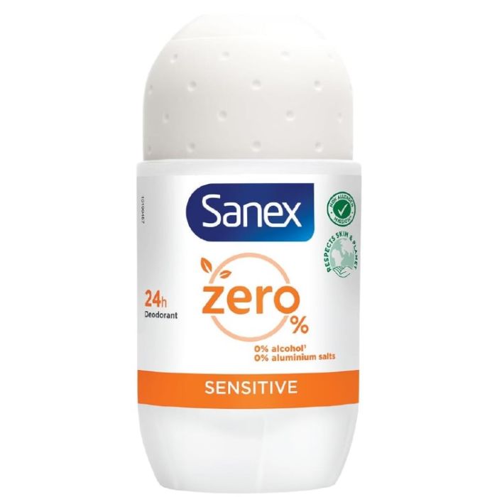 Sanex Deo Roll-On 50ml Zero 0% Sensitive Skin 48h (NL/FR)