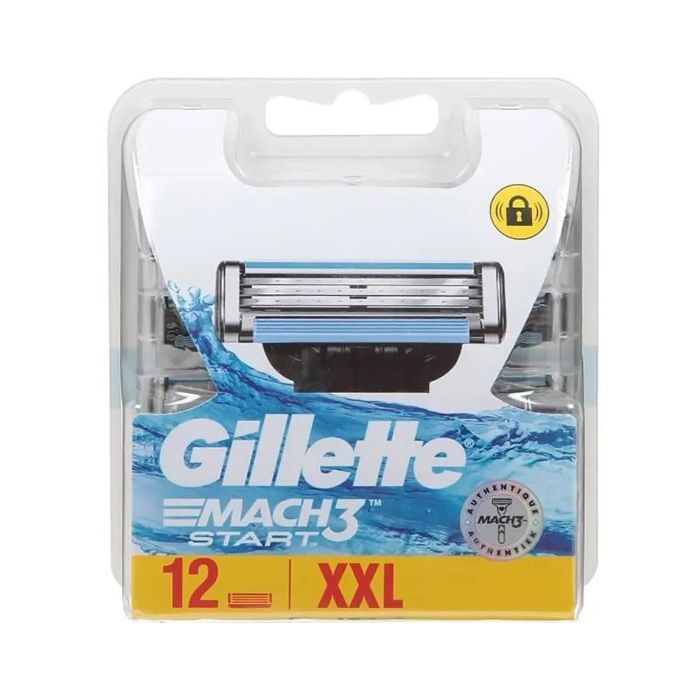 Gillette Mach 3 Razor Blade Refills 12pcs Start (NL/FR)