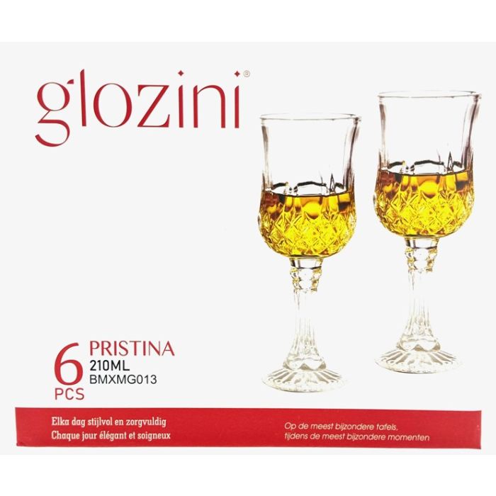Glozini Glass Diner Luxe 6pcs (NL/FR)