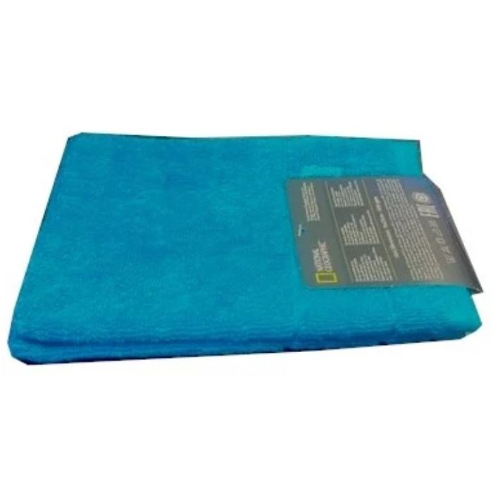 National Geographic Washcloth 2Pack Blue (NL/EN/FR)