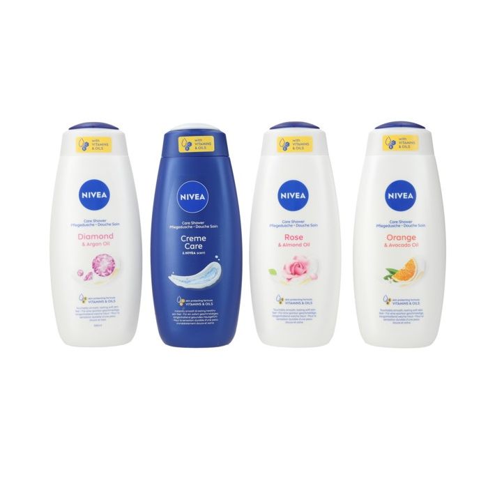 Nivea Shower Gel 500ml 4ass (DE/PL/CS/SK)