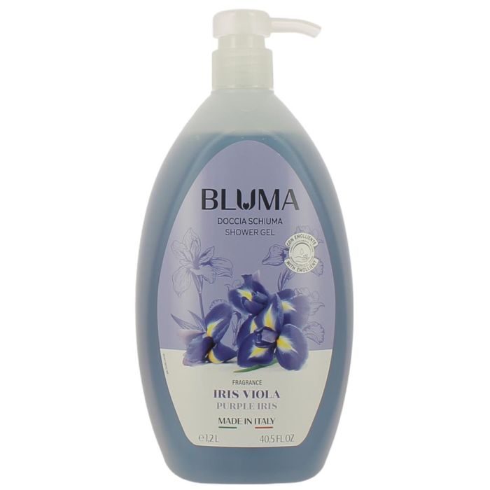 Bluma Shower Gel 1200ml Pomp Purple Iris (NL/EN/FR/DE)