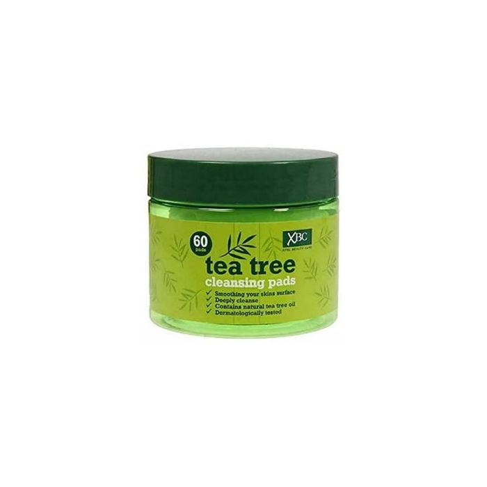 XBC Tea Tree Cleansing Pads 60pcs Purifying Antibacterial Softening (NL/EN/FR/DE)
