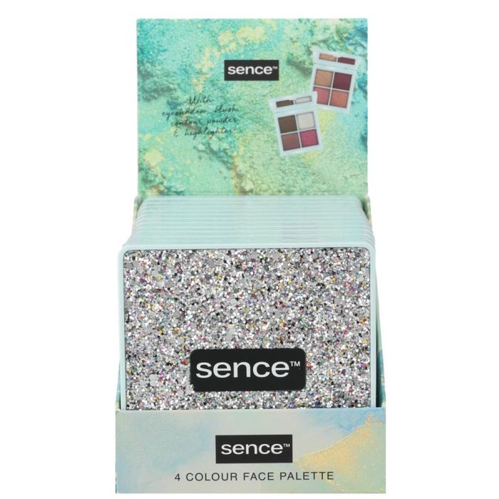 Sence Beauty Display Face Palette 12pcs 2ass Blush & Highlight Ocean (NL/EN/FR/DE)