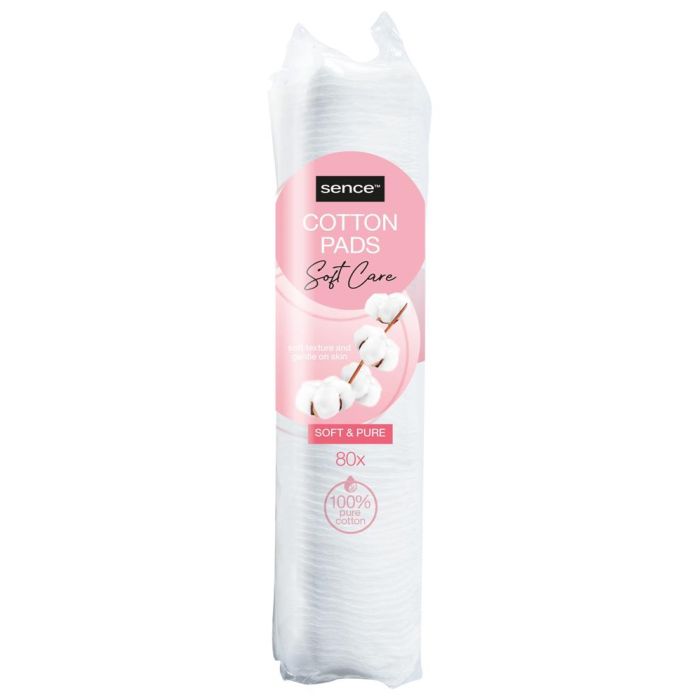 Sence Cotton Pads 80pcs Soft & Pure Basic (NL/EN/FR/DE)