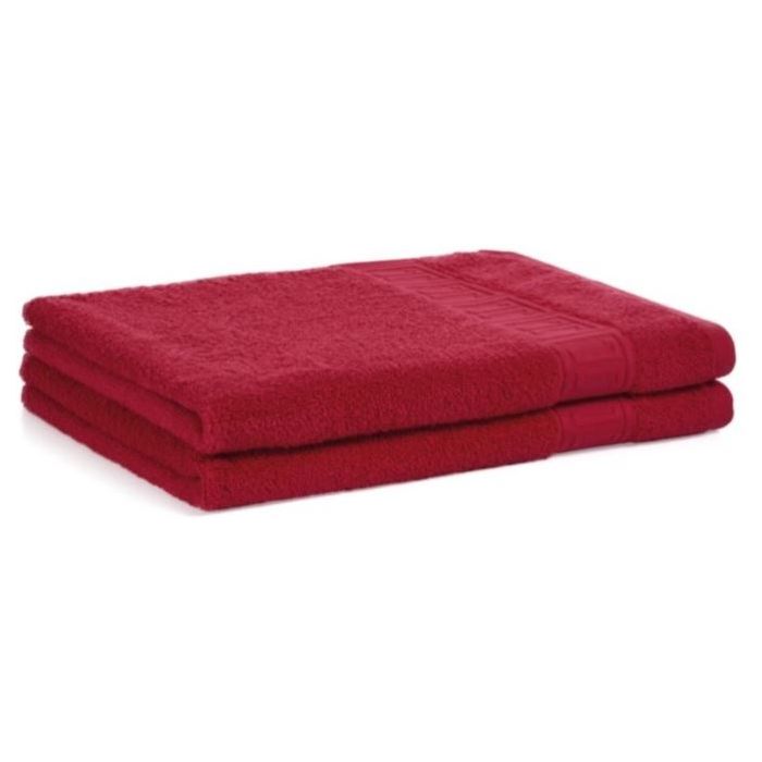 Jette Towel 50x100cm Raspberry 2pcs (NL/EN/DE)