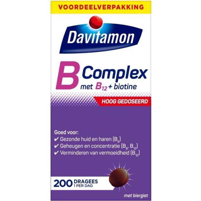 Davitamon Dragees 200pcs B Complex Forte (NL)