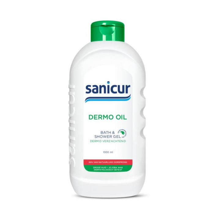 Sanicur Bath & Shower Gel 1000ml Dermo Oil (NL/FR)