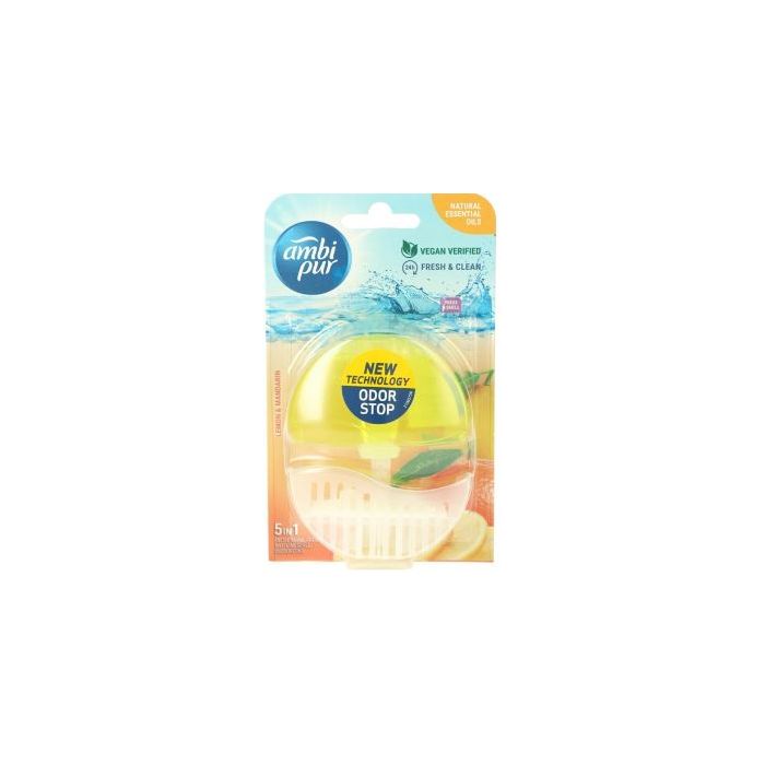 Ambi Pur Toilet Block 55ml Lemon & Mandarine (NL/EN/FR/DE)
