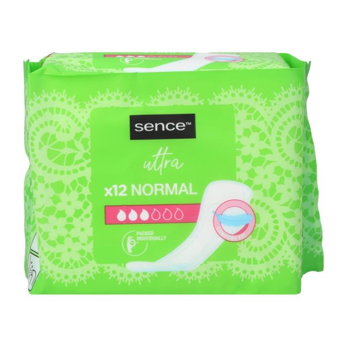 Sence Sanitary Pads 12pcs Normal Without Wings (NL/EN/FR/DE)