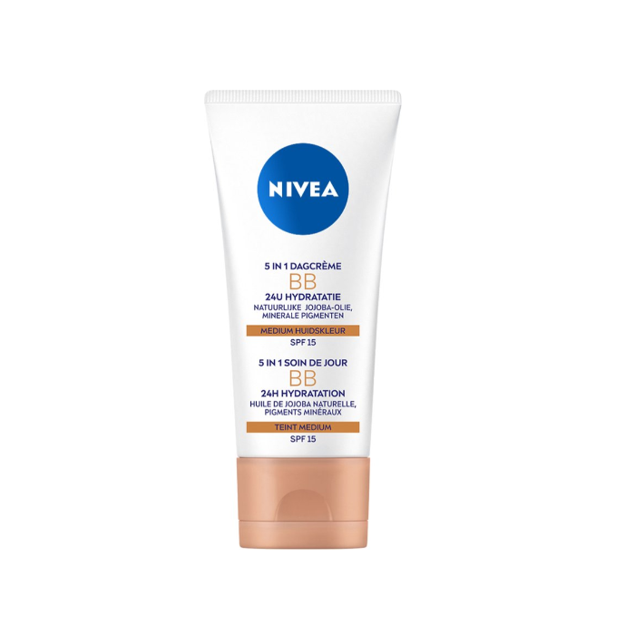 Nivea BB Cream 50ml 5in1 Medium SPF15 (NL/FR)