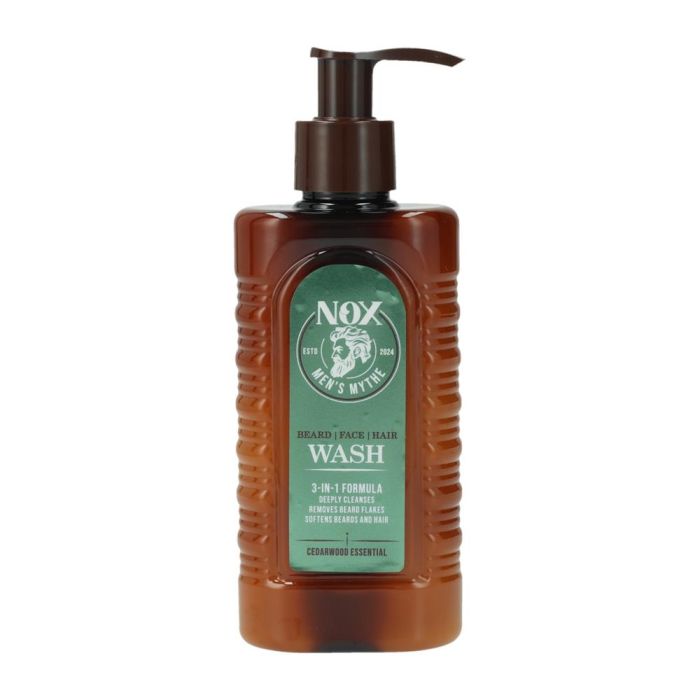 Nox Face Wash 200ml 3in1 Beard&Hair (NL/EN/FR/DE)