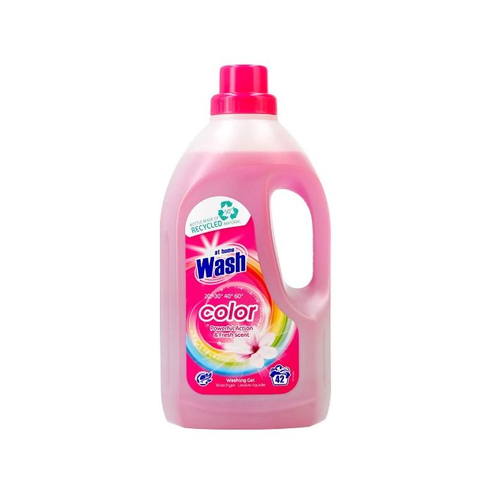 At Home Wash Laundry Detergent 1500ml 42sc Color (NL/EN/FR/DE)