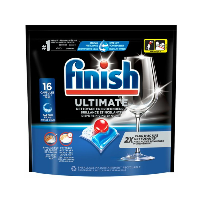 Finish Ultimate Dishwashing Tabs  2x16pcs Original (NL/FR)
