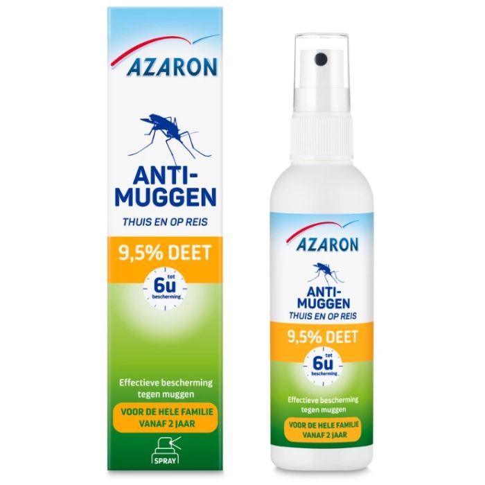 Azaron Anti Mosquito Spray 100ml 9,5%DEET (NL)