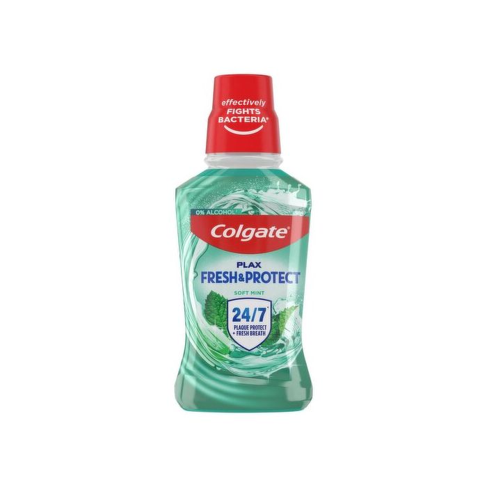 Colgate Mouthwash 250ml Soft Mint Green (EN/DE/SE/FI)