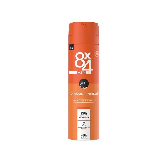 8x4 Deo Spray 150ml Men Dynamic Energy (DE)
