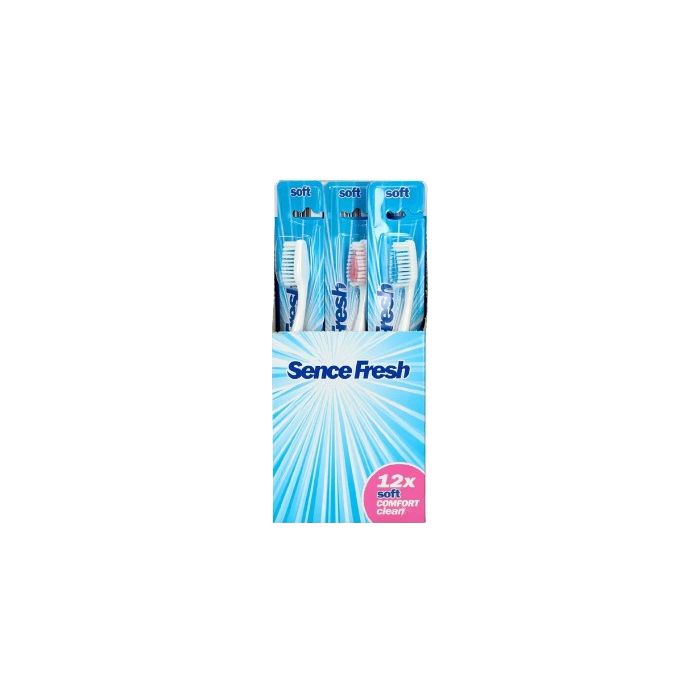 Sence Display 12pcs Toothbrush Medium Super Clean (NL/EN/FR/DE)