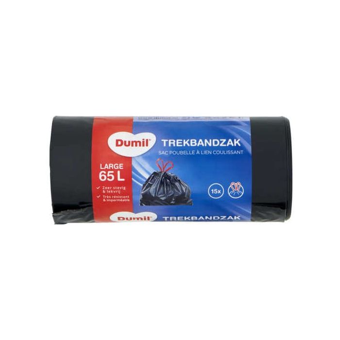 Dumil Bin Liner 65L 15pcs (NL/EN/FR/DE)