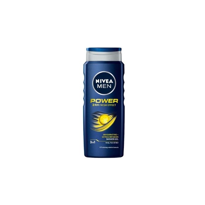 Nivea Shower Gel 500ml Men Power Fresh  (DE/PL/CZ/SK)