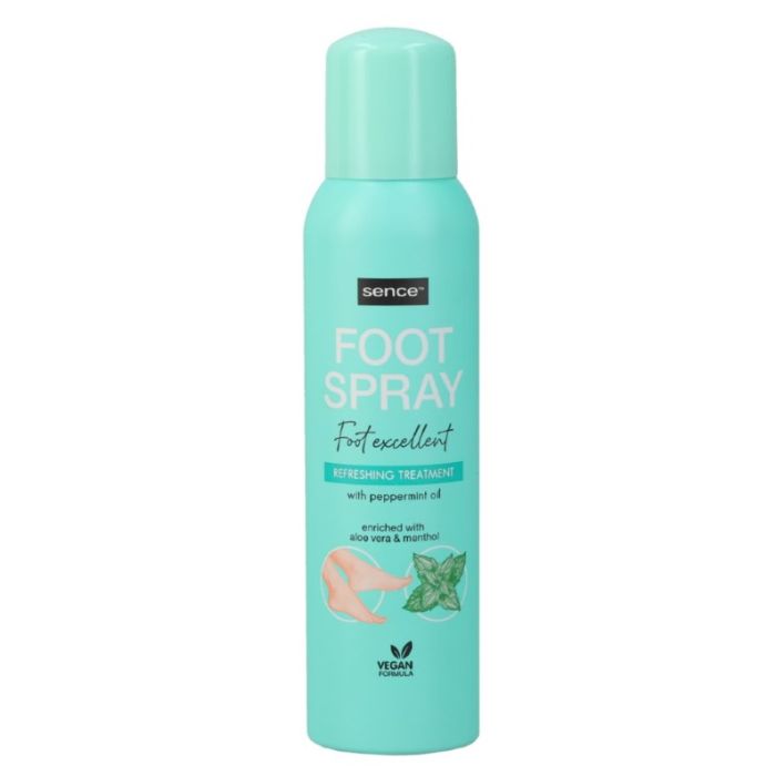 Sence Foot Spray 150ml + Deo Peppermint Oil Foot Excellent (NL/EN/FR/DE)