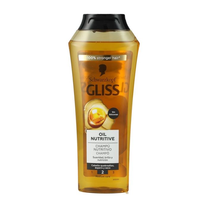 Gliss Shampoo 250ml Ultimate Oil Nutritive (EN/ES/PT)