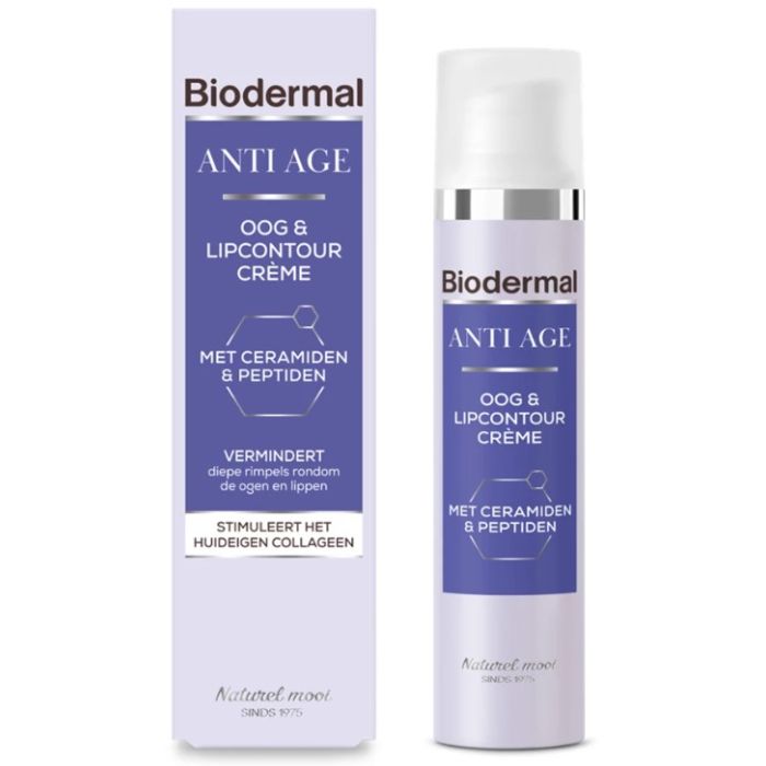 Biodermal Cream 15ml Anti Age + Eye & Lip Contour (NL)