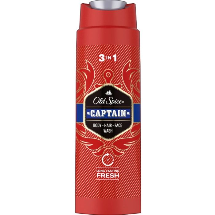 Old Spice Shower Gel 250ml 3in1 Captain (DE/ES/PT/TR)