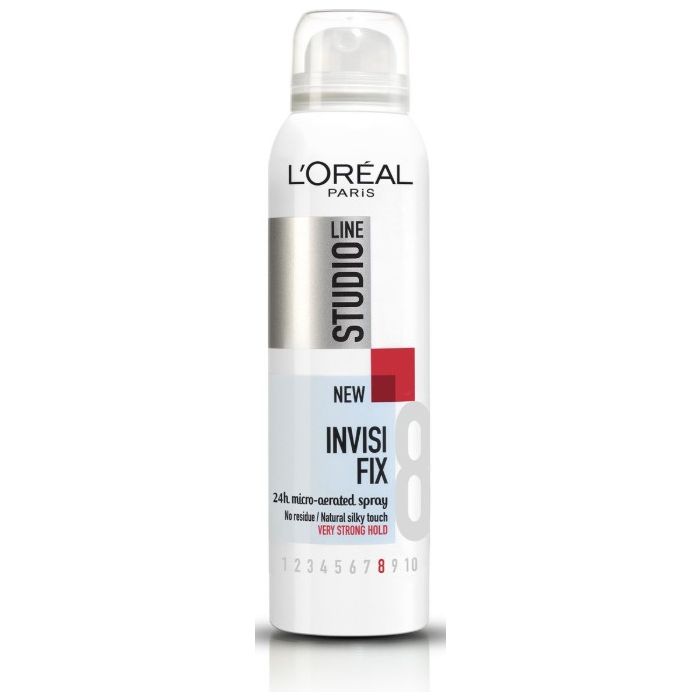 LOreal Studio Line Hair Spray 250ml Invisible Fix 24H Extra Strong (NL/FR)
