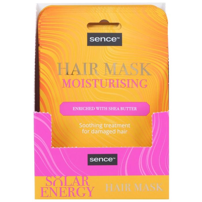 Sence Display 12pcs Hair Mask 25ml Moisturising Solar Energy (NL/EN/FR/DE)