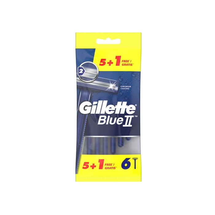 Gillette Blue2 Disposable Razors 6pcs (ES/PT)
