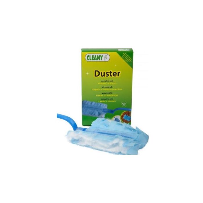 Cleany Duster Set 1 Handle + 5 Dusters (NL/EN/FR/DE)