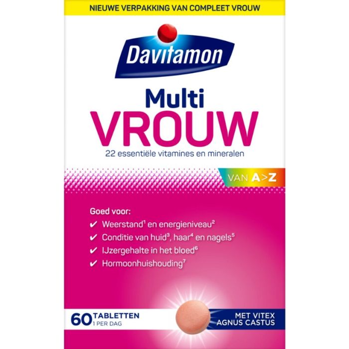 Davitamon Tablets 60pcs Multi Woman (NL)