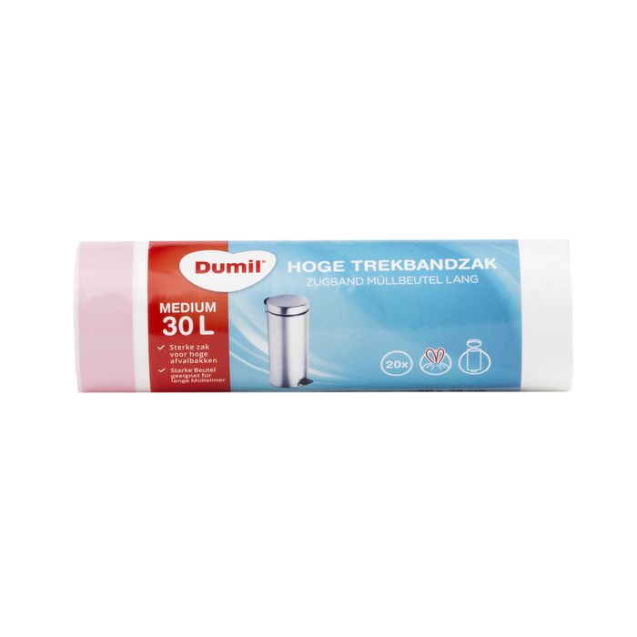 Dumil Tall Bin Liner 30L 20pcs (NL/EN/FR/DE)