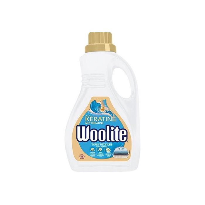 Woolite Laundry Detergent 1500ml 25sc All Textiles Keratin (NL/FR)