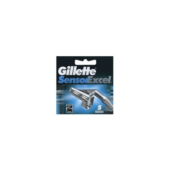 Gillette Sensor Excel Razor Blade Refills 5pcs (NL/EN/DE)