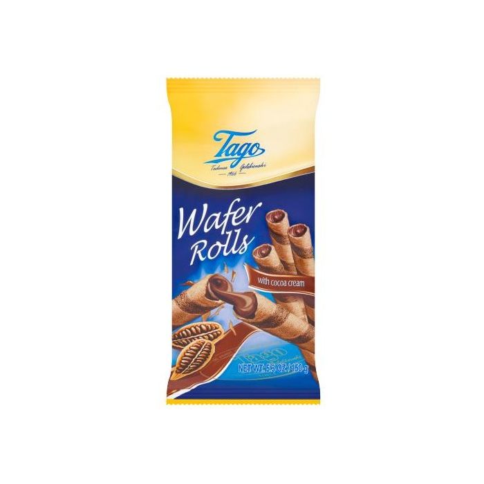 Tago Wafer Rolls 150gr Cacao Cream (NL/EN/FR/DE)