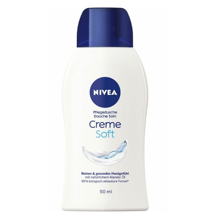 Nivea Shower Gel 50ml Cream Soft & Almond Oil (DE)