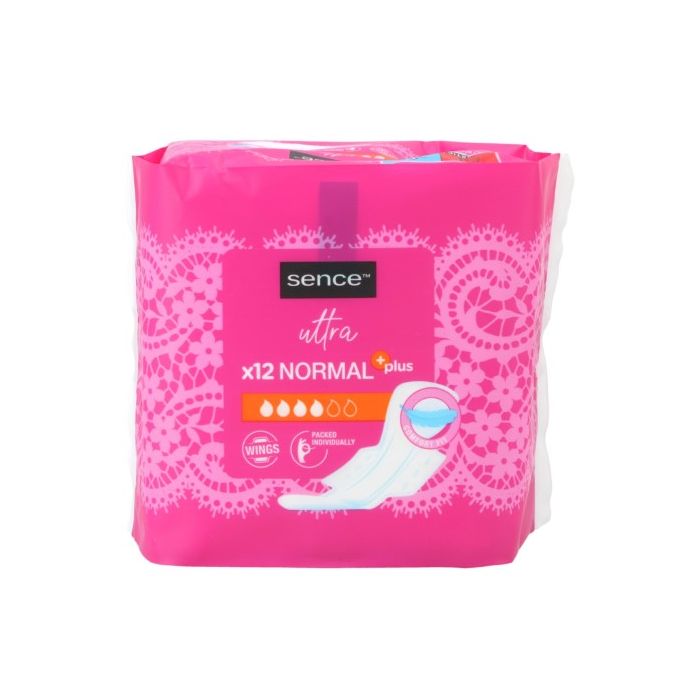 Sence Sanitary Pads 12pcs Normal Plus (NL/EN/FR/DE)
