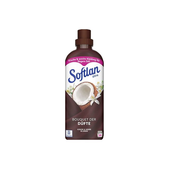 Softlan Fabric Softener 650ml Ultra Coconut & White Flowers (DE)