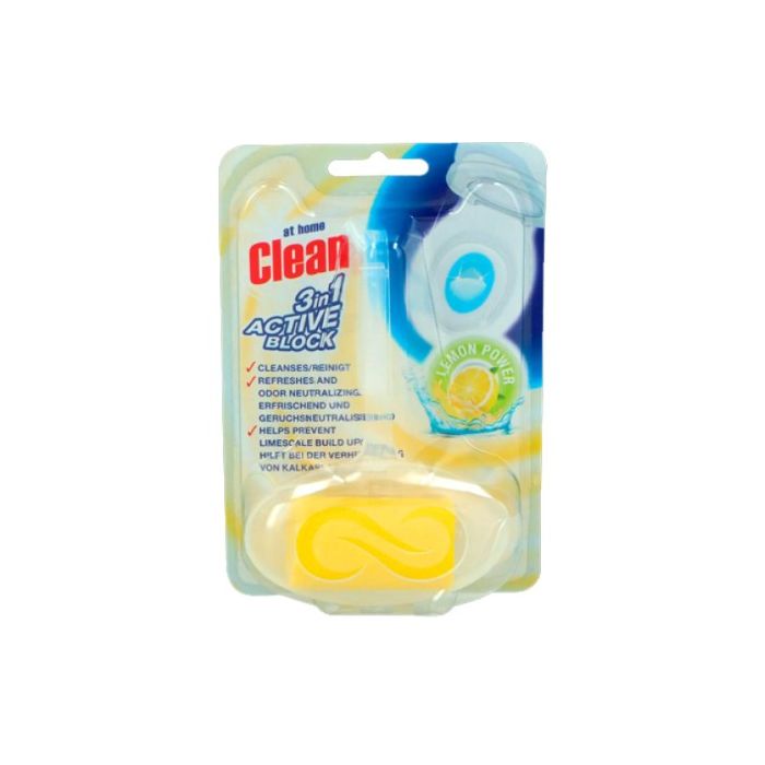 At Home Clean Toilet Block 40gr Lemon (NL/EN/FR/DE)