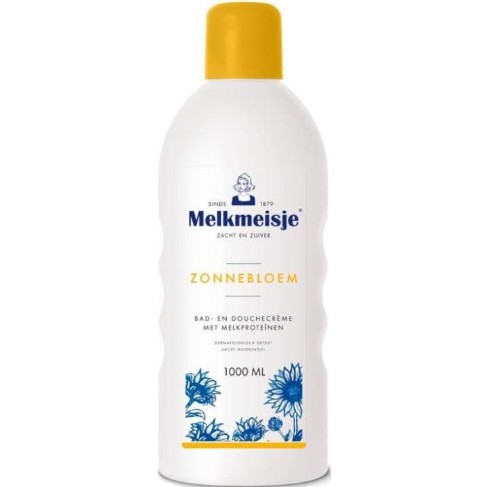 Melkmeisje Bath & Shower Cream 1000ml Sunflower(NL/FR)