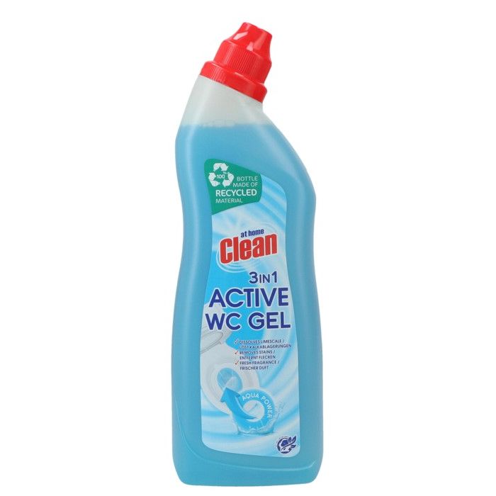 At Home Clean Toilet Cleaner 750ml Gel 3in1 Aqua Power (NL/EN/FR/DE)