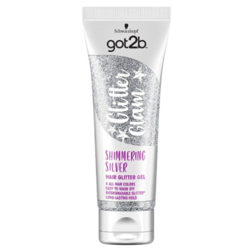 Schwarzkopf Got2B Gel 50ml Glitter Glam Shimmering Silver (DE)